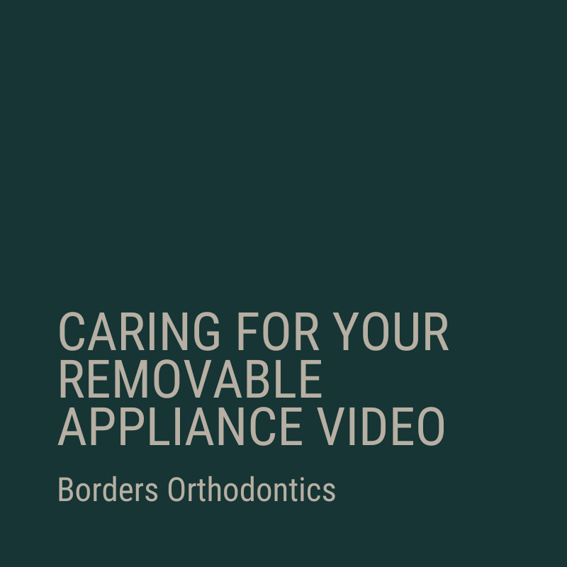 Borders Caring For Your Removable Appliance Video