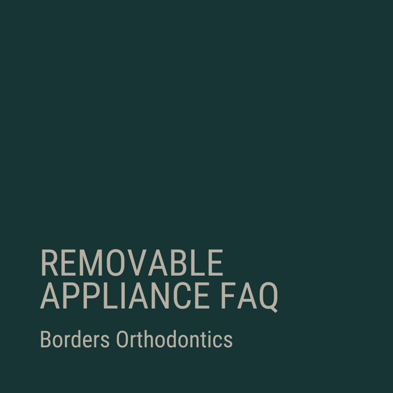 Borders Removable Appliance FAQ